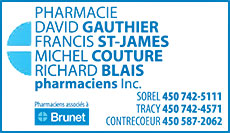 Pharmacie Gauthier, St-James, Couture & Blais